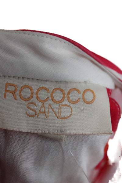 Rococo Sand Womens Maxi Dress Halter Geometric Multicolor Polyester Size M