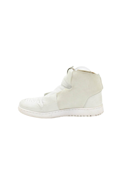 Nike Womens Perforated Air Jordan 1 Sage XX Sneakers White Leather Size 8