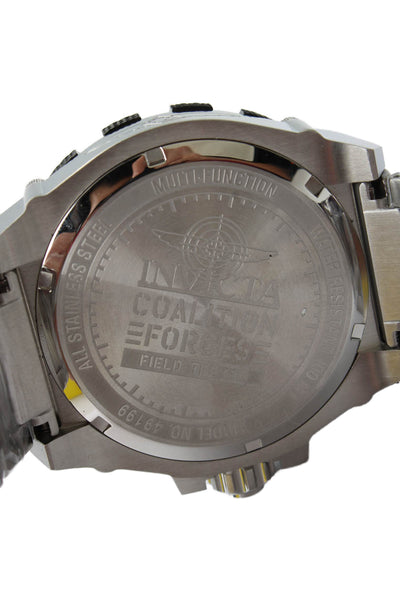 Invicta Mens Stainless Steel Coalition Forces Spline 49199 Quartz Watch 50mm