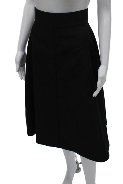 Christian Dior Women A-Line Geometric Black Polyamide Skirt Size 6