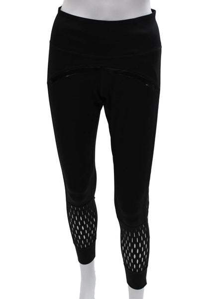 Adidas by Stella McCartney Women Ankle Leggings Black Polyamide Size M