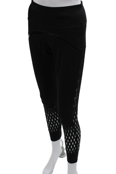 Adidas by Stella McCartney Women Ankle Leggings Black Polyamide Size M