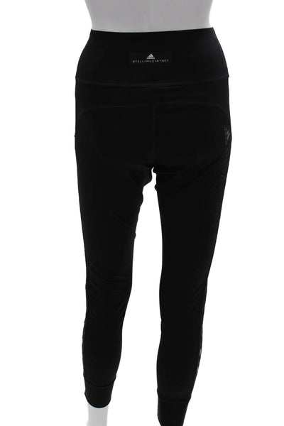 Adidas by Stella McCartney Women Ankle Leggings Black Polyamide Size M