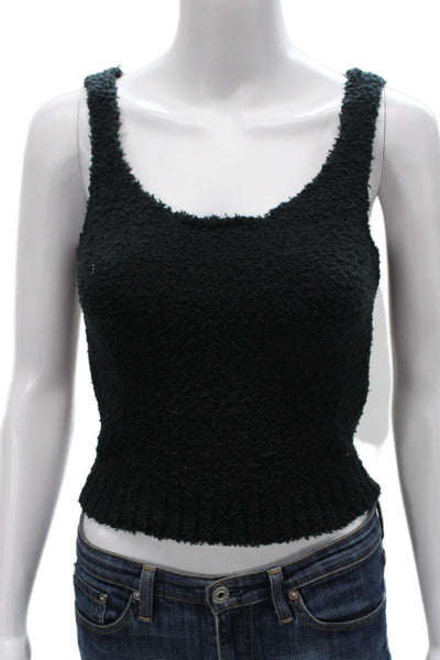 Skims Womens Basic Scoop Neck Sleeveless Tank Green Polyester Size S