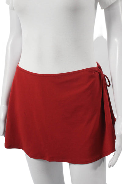Robin Piccone Womens Red Short Skirt Nylon Size S