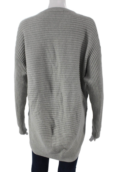 Designers Remix Charlotte Eskilden Womens Pullover Gray Striped Size S