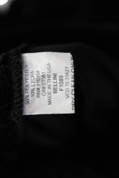 Avenue Montaigne Womens Black Polyester Pull On Dress Pants Size 6