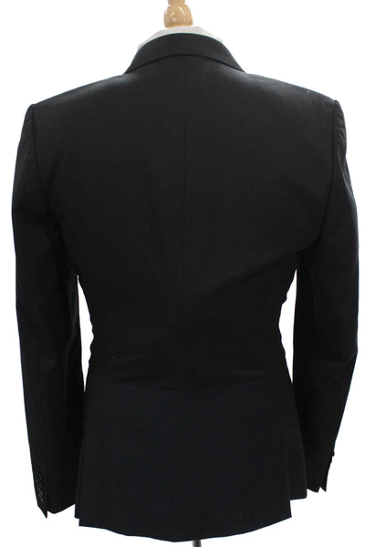 Paul Smith Mens Blazer Black Wool Size 38
