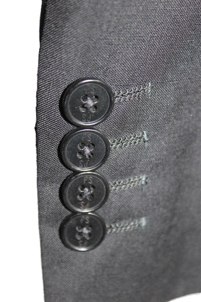 Paul Smith Mens Blazer Black Wool Size 38