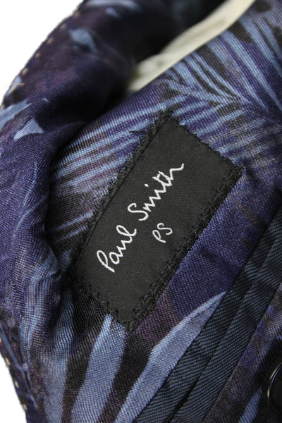 Paul Smith Mens Blazer Black Wool Size 38