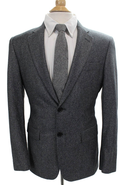 John Varvatos Star USA Mens Blazer Gray Wool Button Size 38