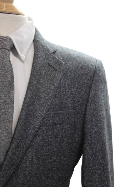 John Varvatos Star USA Mens Blazer Gray Wool Button Size 38