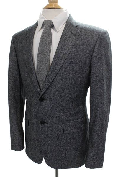 John Varvatos Star USA Mens Blazer Gray Wool Button Size 38