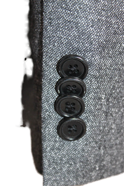 John Varvatos Star USA Mens Blazer Gray Wool Button Size 38