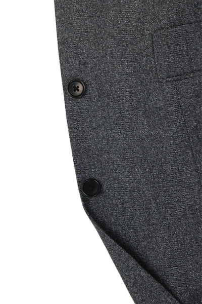 John Varvatos Star USA Mens Blazer Gray Wool Button Size 38