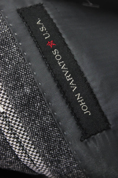 John Varvatos Star USA Mens Blazer Gray Wool Button Size 38