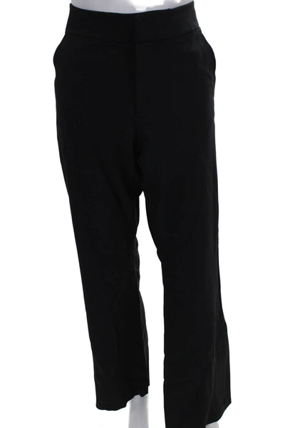 Athleta Womens Black Nylon Pull On Pants Inseam 32 Size 14