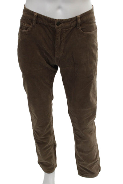 Vineyard Vines Mens Brown Cotton Button Pants Size 33