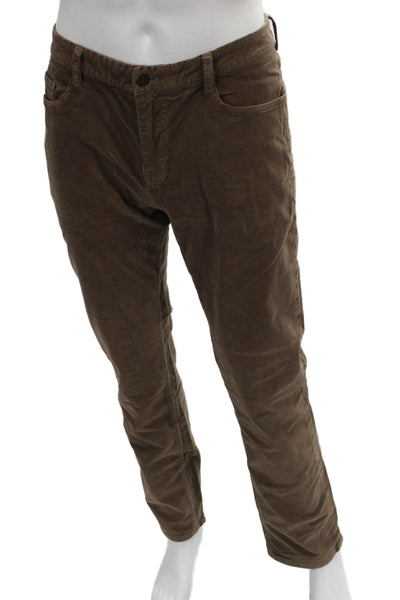 Vineyard Vines Mens Brown Cotton Button Pants Size 33