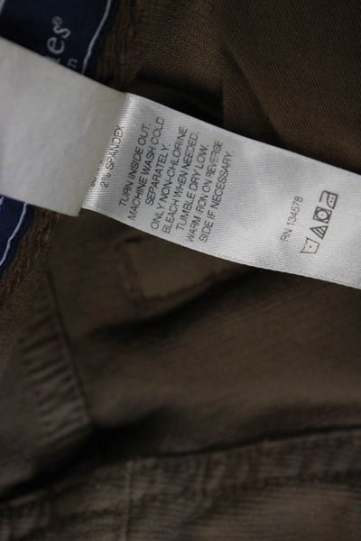 Vineyard Vines Mens Brown Cotton Button Pants Size 33