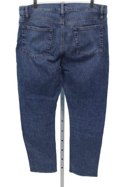 Frame Mens Tapered Jeans Blue Denim Button Fly Size 32