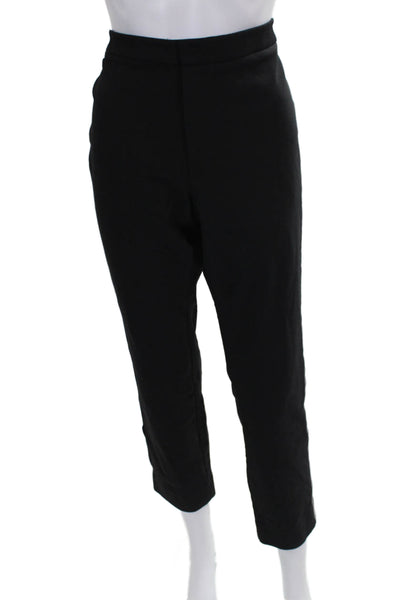 Vince Women Ankle Pants Black Cotton Blend Size 12