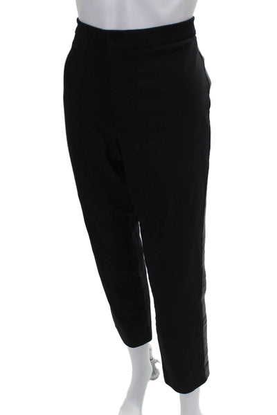 Vince Women Ankle Pants Black Cotton Blend Size 12