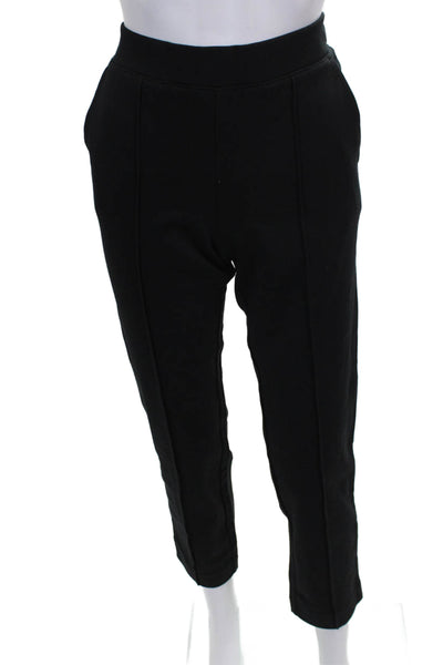 J Crew Womens Sweatpants Black Cotton Pull On Size XS