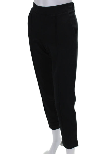 J Crew Womens Sweatpants Black Cotton Pull On Size XS