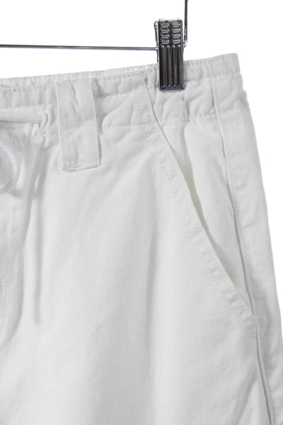 Superdown Womens White Cotton Cargo Pants Zipper Size M