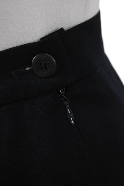 Escada Margaretha Ley Women Straight Pencil Wool Skirt Black Size 42