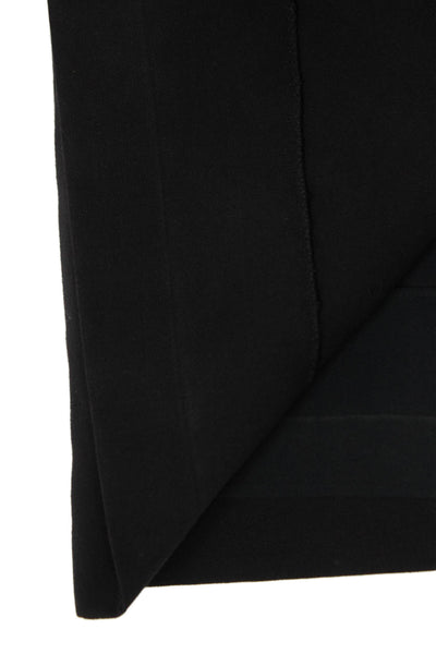 Christian Dior Womens Pencil Skirt Black Cotton Zip Fall Size S