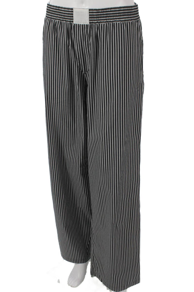 Lioness Women Paperbag Pants Striped Multicolor Cotton Pull On Size S