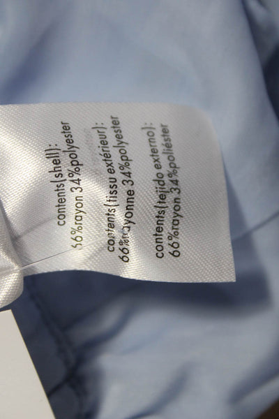 We Wore What Women Blue Rayon Drawstring Pants Size S