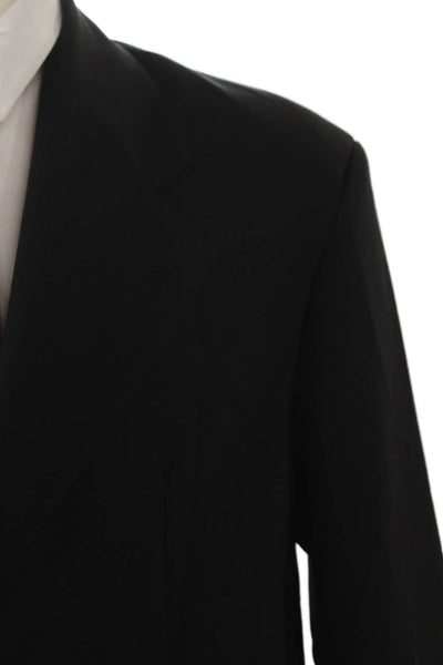 The Frankie Shop Mens Black Blazer Long Sleeve Button Size M