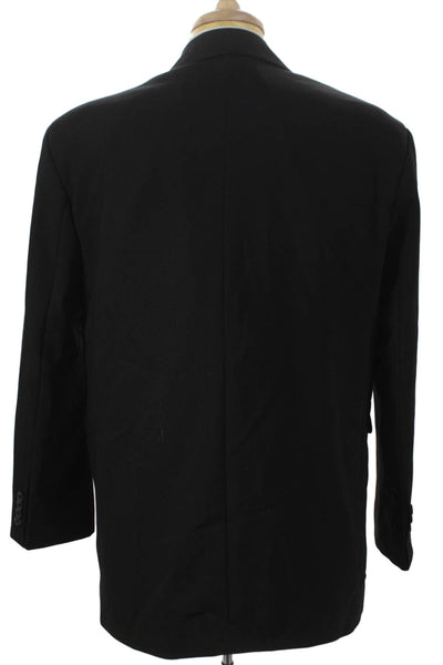 The Frankie Shop Mens Black Blazer Long Sleeve Button Size M