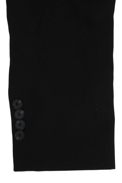 The Frankie Shop Mens Black Blazer Long Sleeve Button Size M