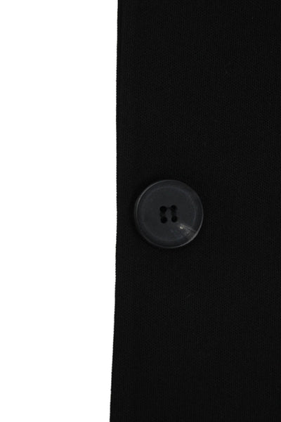 The Frankie Shop Mens Black Blazer Long Sleeve Button Size M