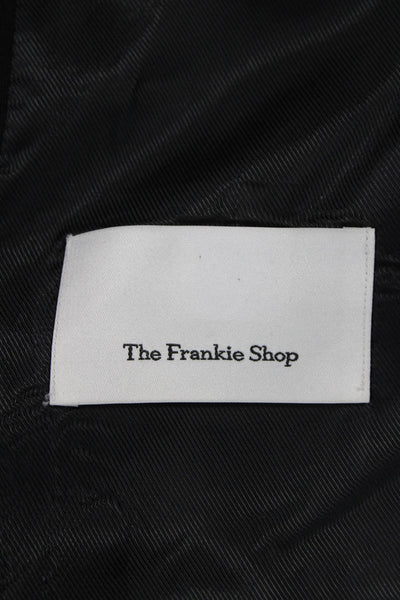 The Frankie Shop Mens Black Blazer Long Sleeve Button Size M