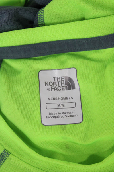 The North Face Mens Basic Short Sleeve Crew Neck T-Shirt Green Polyester Size M