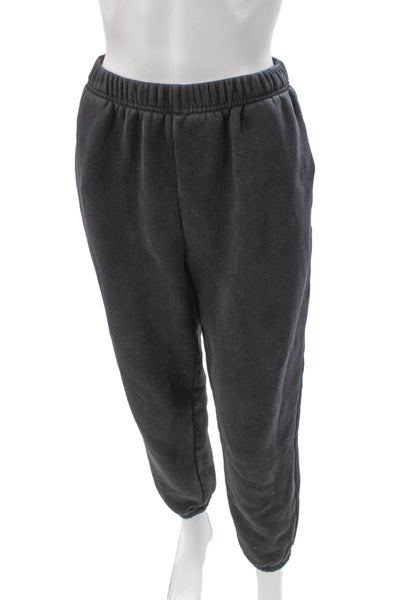 Anrabess Womens Gray Rayon Sweatpants Pull On Size S