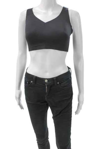 Lululemon Womens Black Performance Sports Bra Hook&Eye Size L