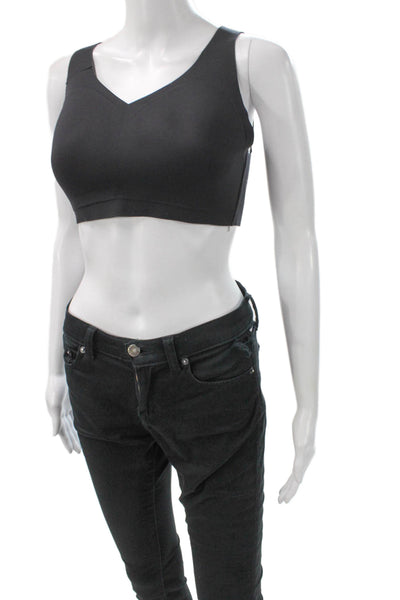 Lululemon Womens Black Performance Sports Bra Hook&Eye Size L