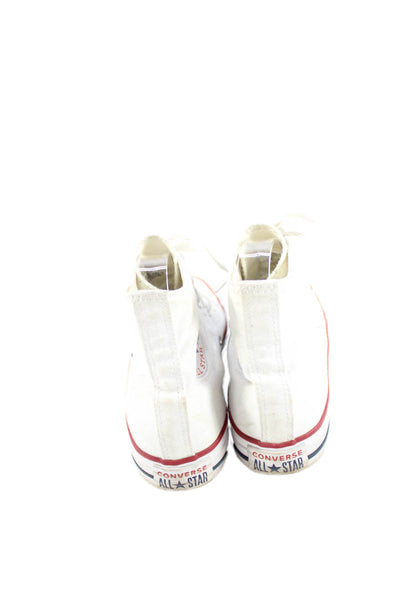 Converse Womens Canvas High Top Sneakers White Size 7