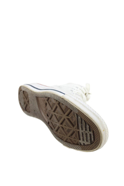 Converse Womens Canvas High Top Sneakers White Size 7