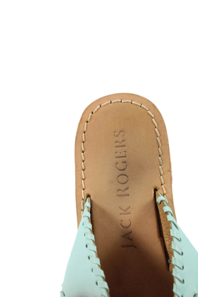 Jack Rogers Childrens Girls Whipstitch Thong Sandals Blue Size 7