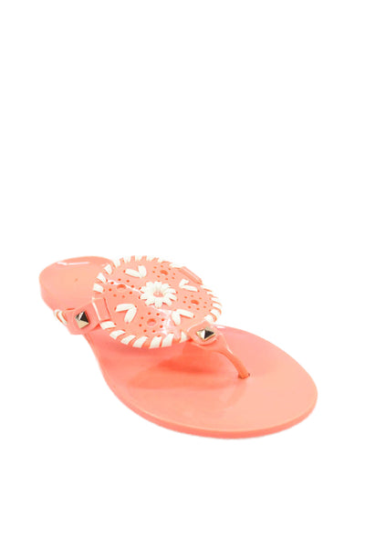 Jack Rogers Childrens Girls Thong Sandals Creamsicle Orange Size 7