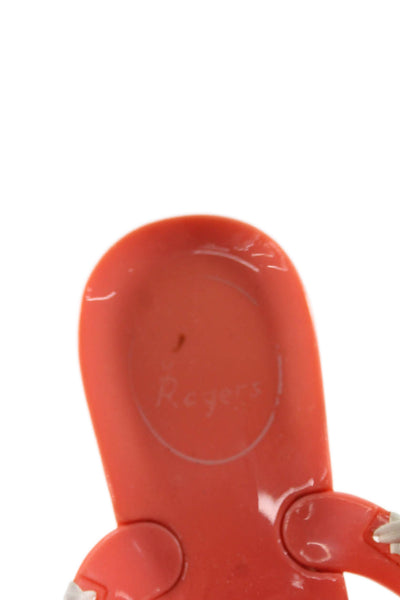 Jack Rogers Childrens Girls Thong Sandals Creamsicle Orange Size 7