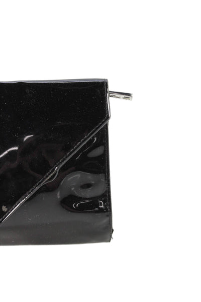 Jacobs By Marc Jacobs Womens Shiny Leather Envelope Wallet Black