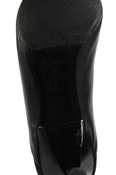 Mercedes Castillo Womens Leather Pointed Toe Ankle Boots Shoes Black Size 8.5